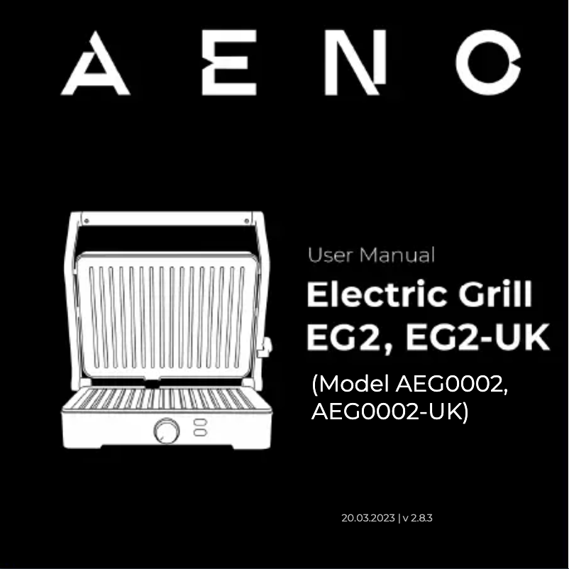 Page 1 de la notice Manuel utilisateur AENO EG2