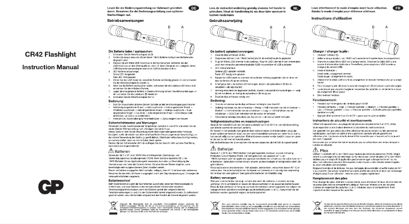 Image de la première page du manuel de l'appareil CR42