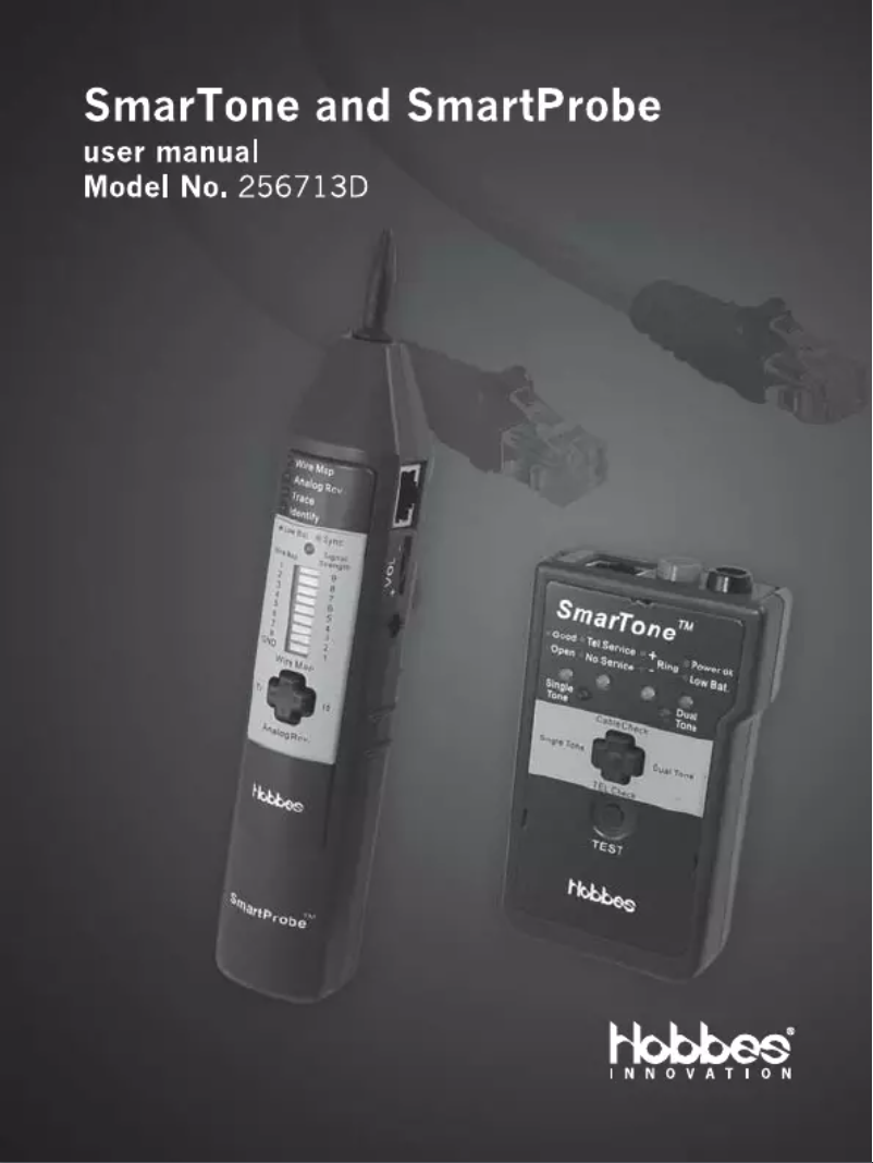 Page 1 de la notice Manuel utilisateur Hobbes 256713D