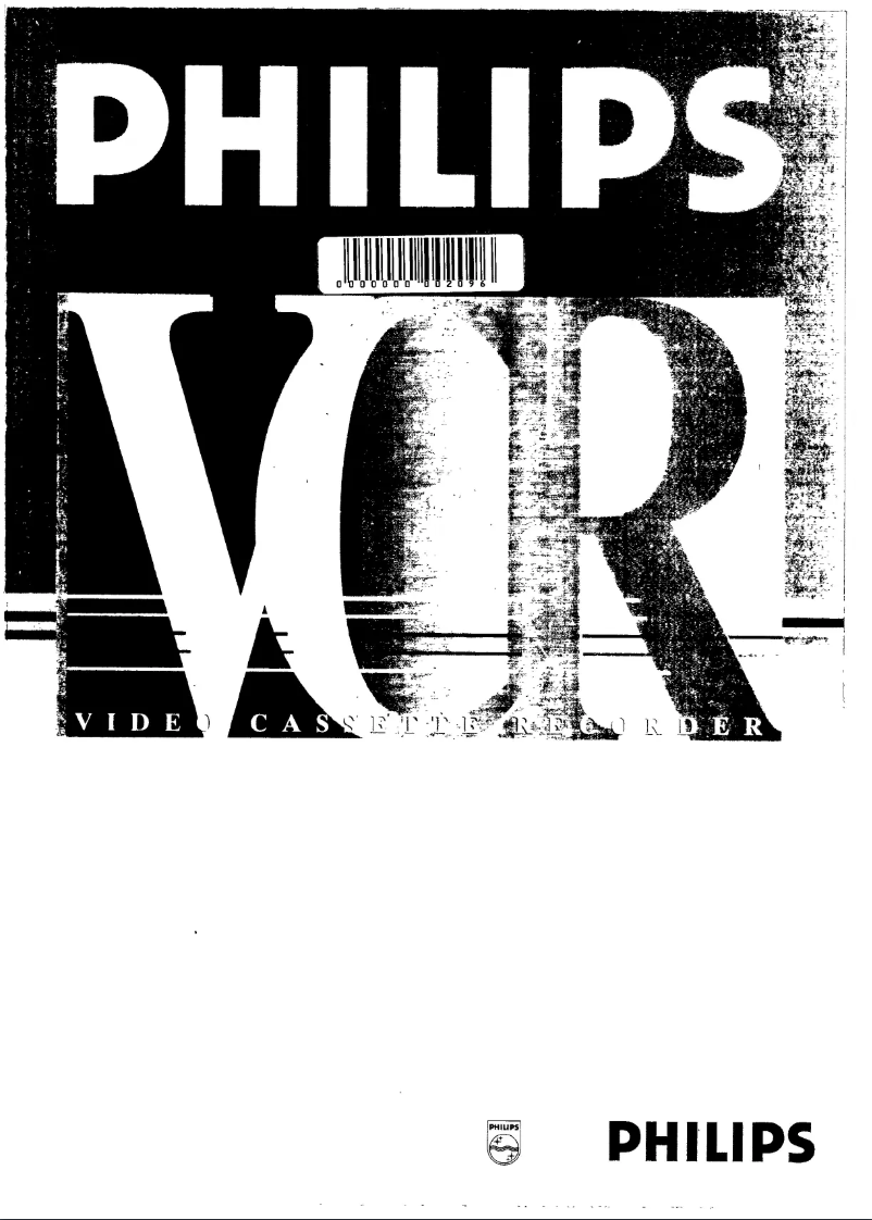 Page 1 of the manual User Manual Philips VR665