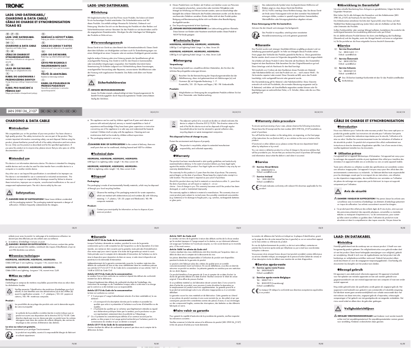 Image de la première page du manuel de l'appareil TCAAG B2