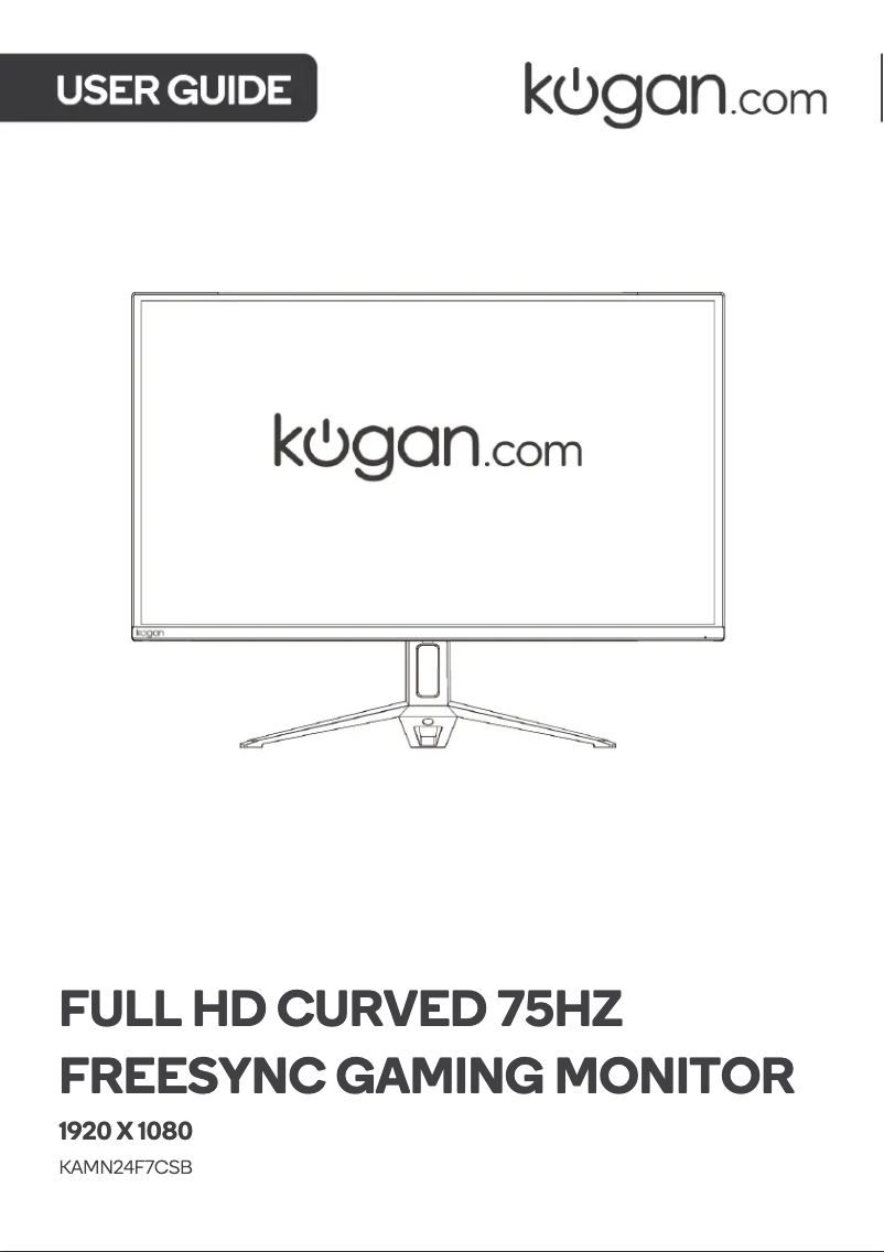 Page n°1 - Manuel utilisateur Kogan KAMN24F7CSB