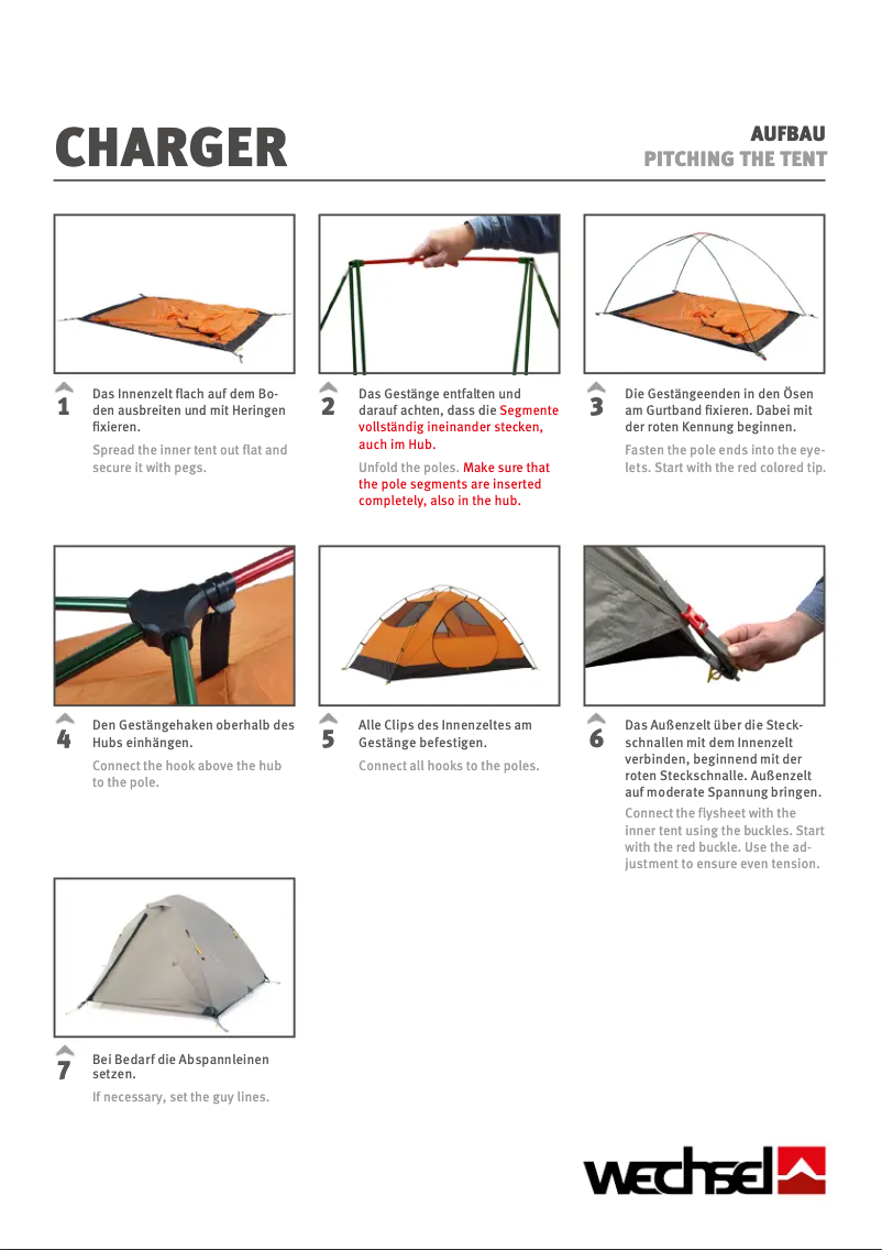 Page n°1 - Manuel utilisateur Wechsel Charger