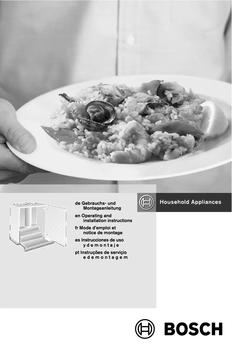 Page 1 de la notice Manuel utilisateur Bosch DHI645HX