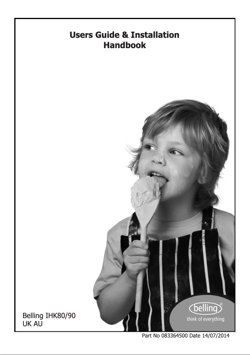 Image de la première page du manuel de l'appareil IHK80