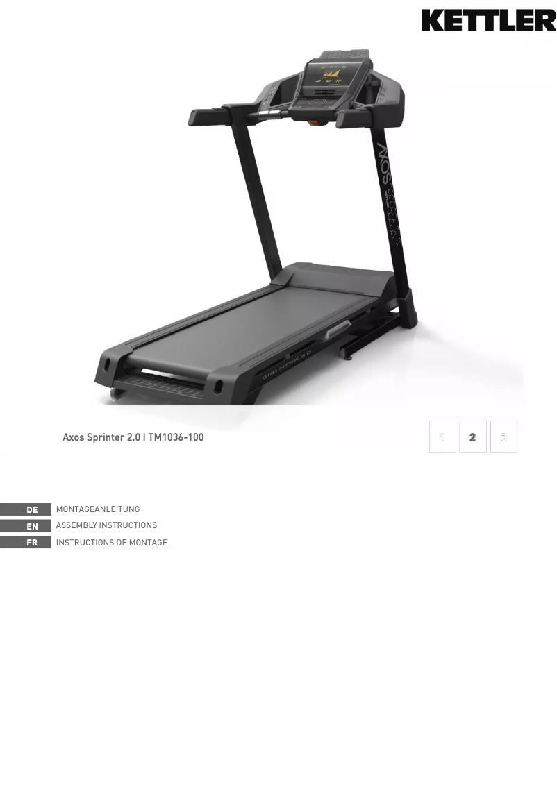 Page n°1 - Manuel utilisateur Kettler Sprinter 2.0