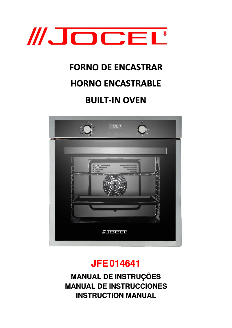 Page 1 de la notice Manuel utilisateur Jocel JFE014641