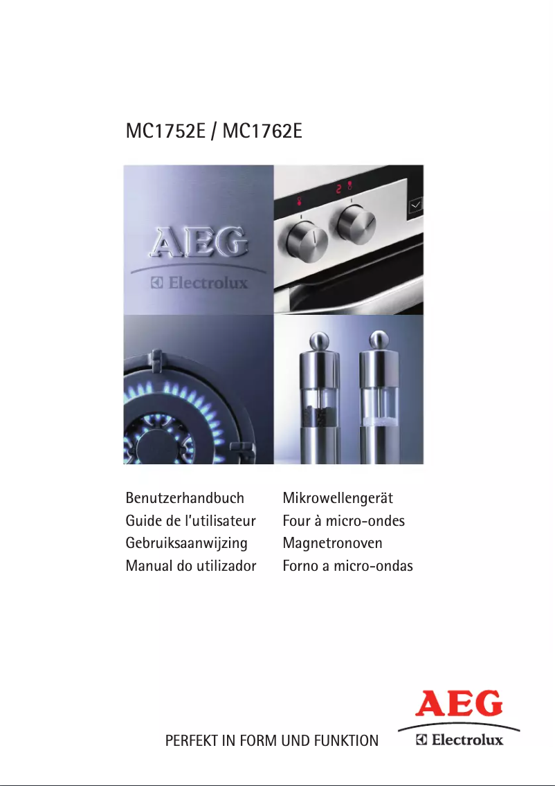 Page n°1 - Manuel utilisateur AEG-Electrolux Micromat MC 1762 E-M