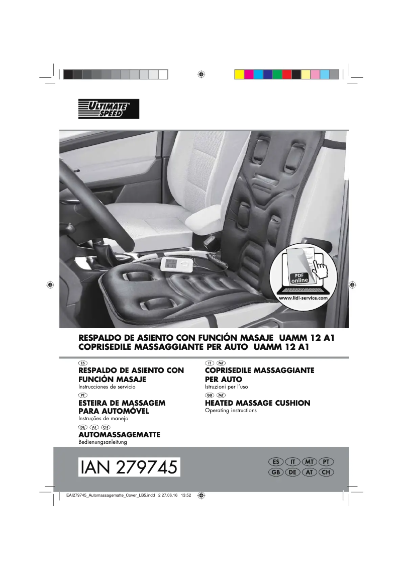 Image de la première page du manuel de l'appareil UAMM 12 A1