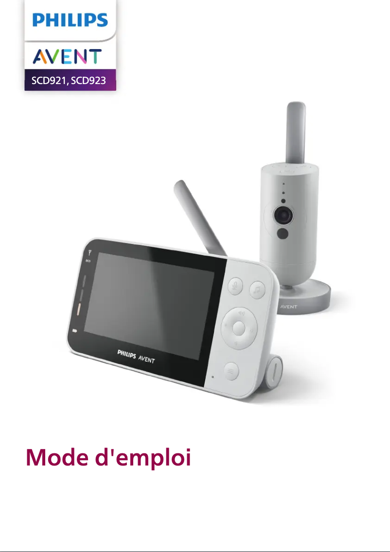 Page n°1 - Manuel utilisateur Philips Avent Connected SCD923
