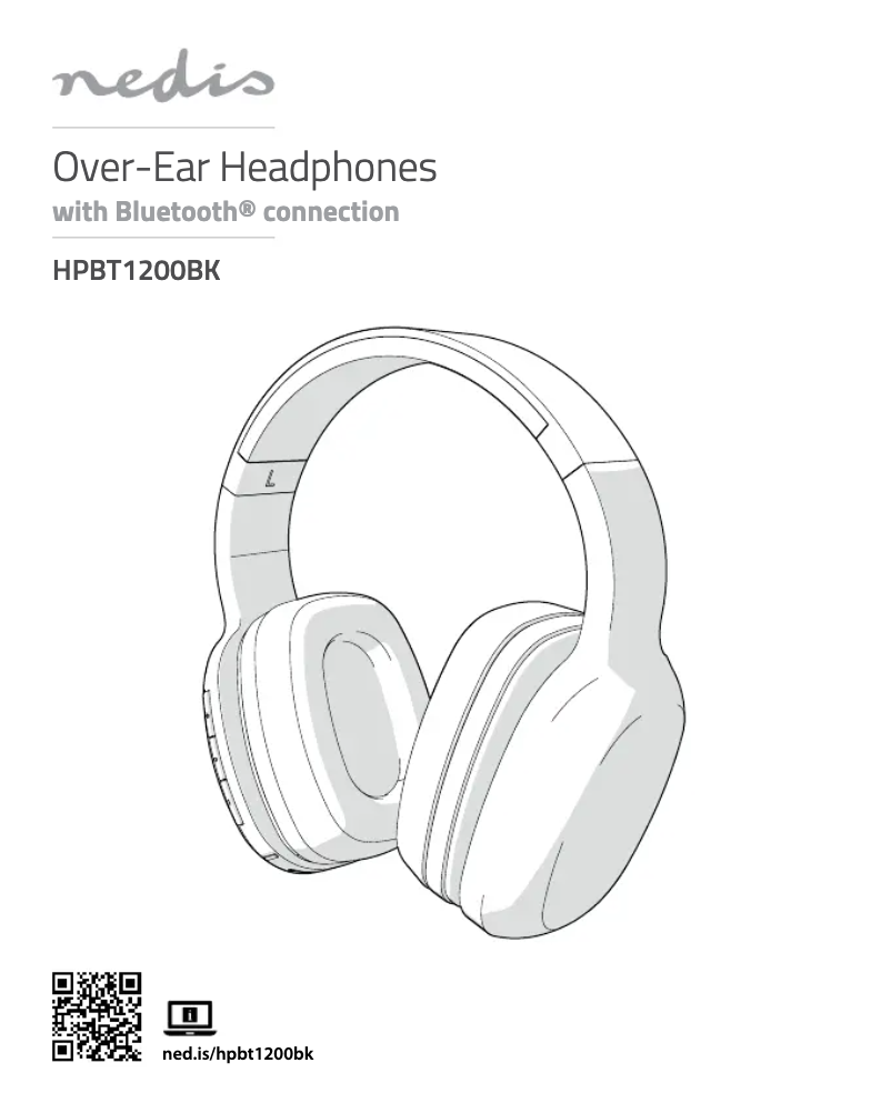 Page 1 de la notice Manuel utilisateur Nedis HPBT1200BK
