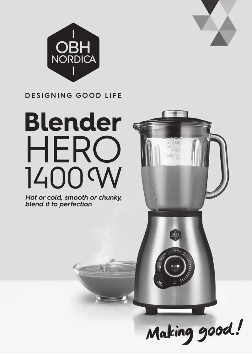 Image de la première page du manuel de l'appareil Hero 6700