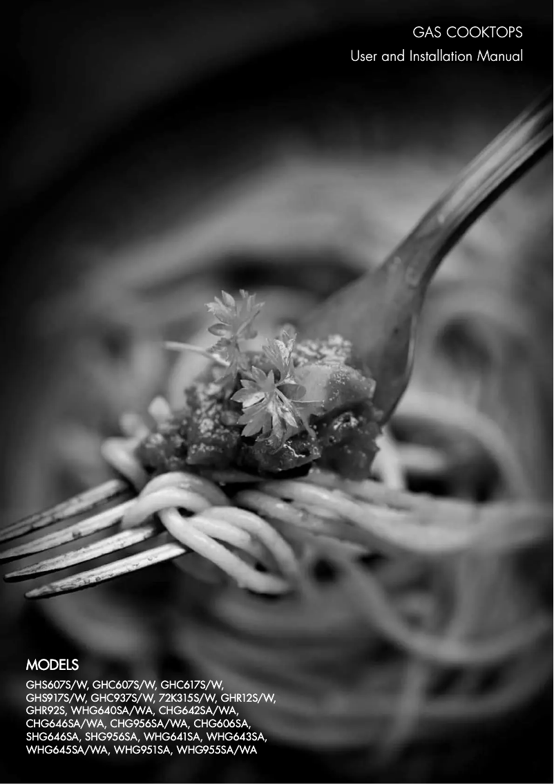 Página 1 del manual Manual de usuario Chef CHG642WA