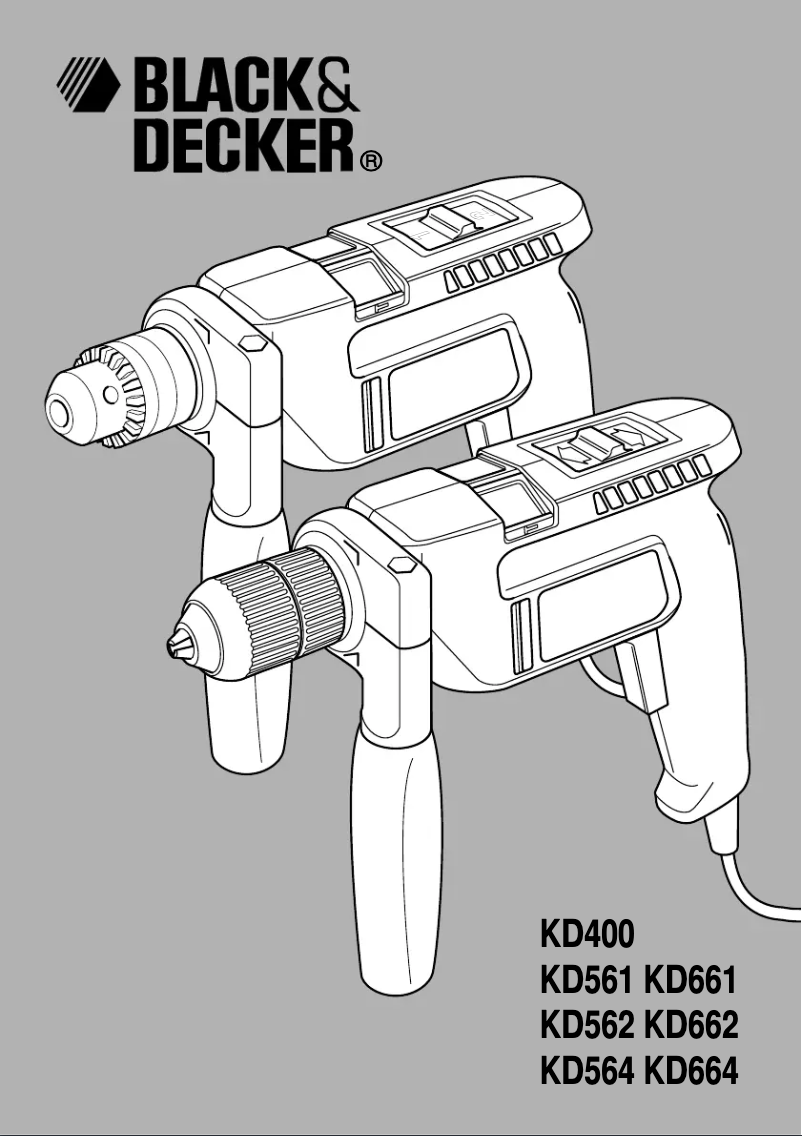 Image de la première page du manuel de l'appareil KD561