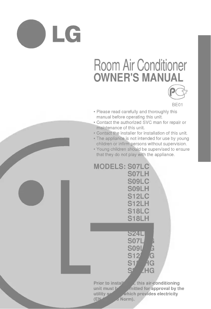 Página 1 del manual Manual de usuario LG LS-Q096BEL