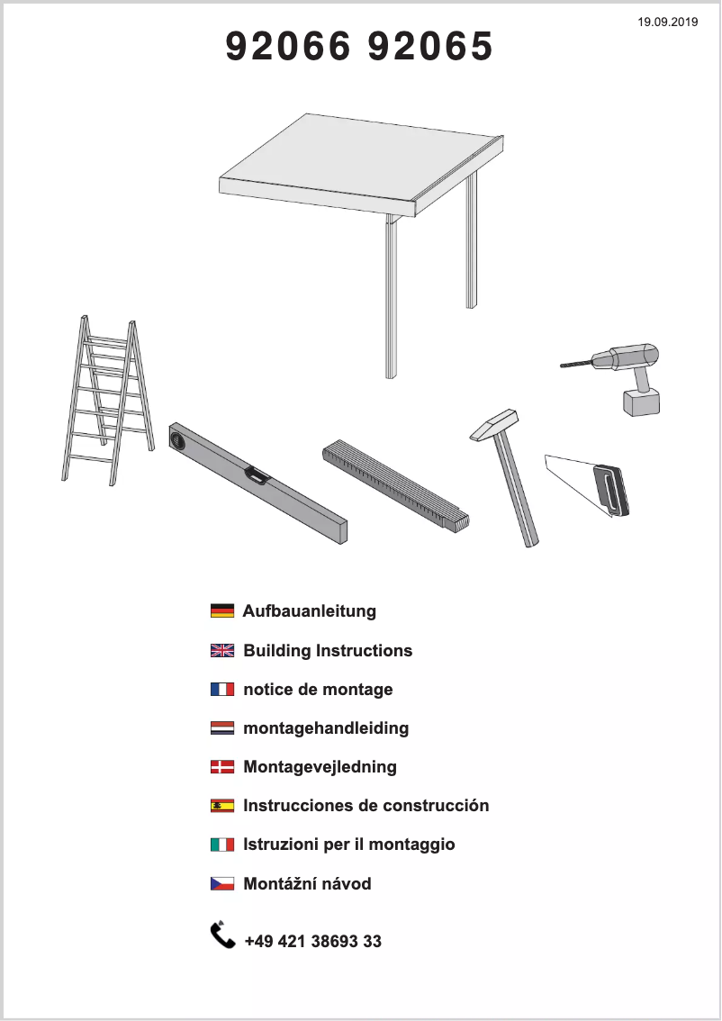 Page 1 de la notice Manuel utilisateur Karibu Kandern 6
