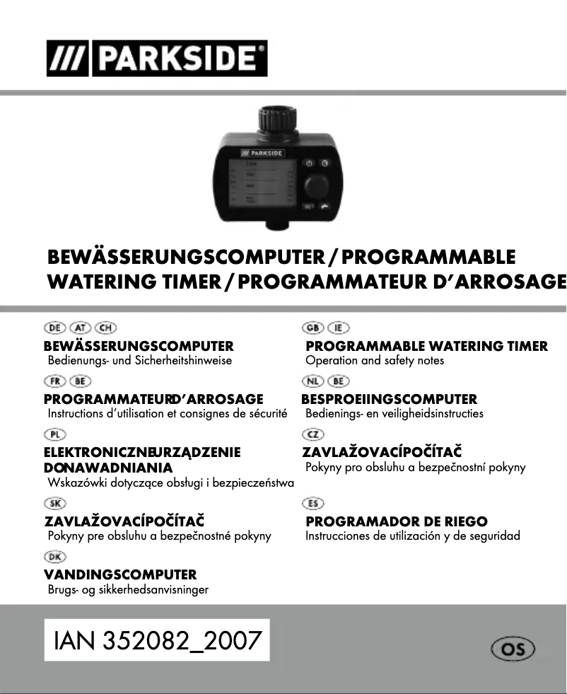 Page 1 de la notice Manuel utilisateur Parkside HG04678