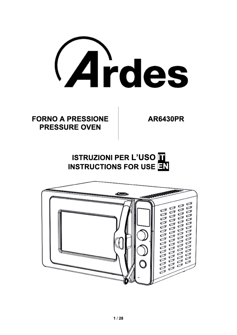 Page n°1 - Mode d'emploi Ardes AR6430PR