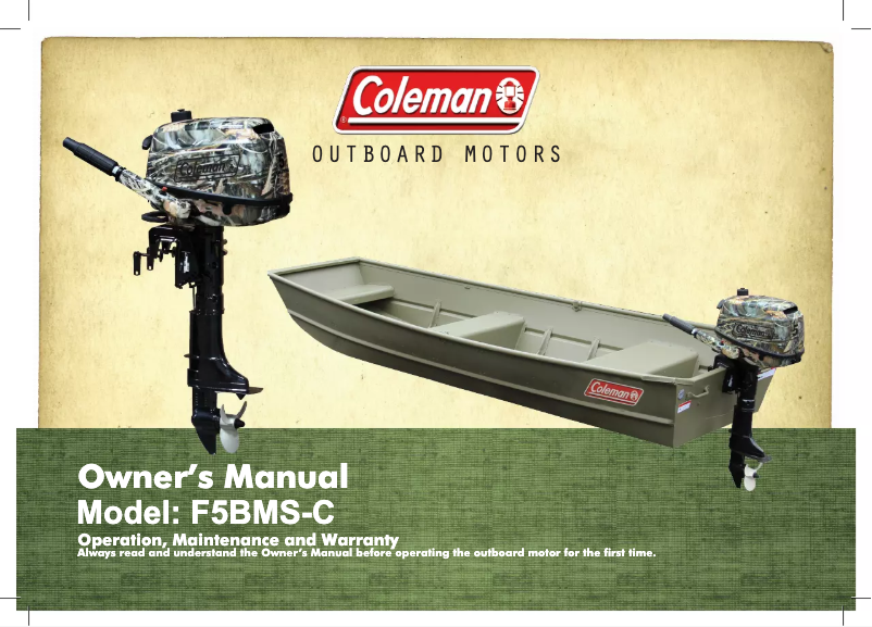 Page n°1 - Manuel utilisateur Coleman F5BMS-C