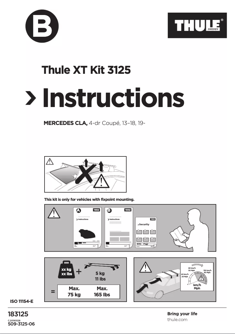 Image de la première page du manuel de l'appareil XT Kit 3125