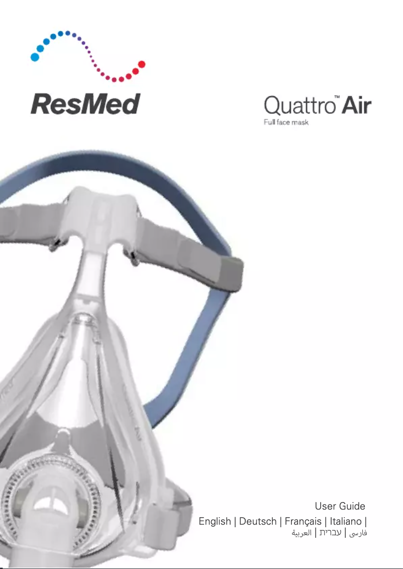 Page n°1 - Manuel utilisateur ResMed Quattro Air