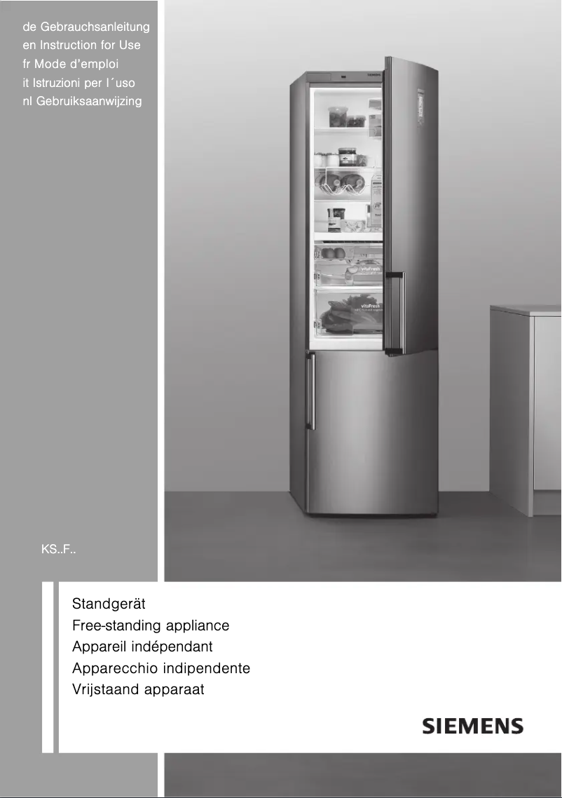 Page 1 de la notice Mode d'emploi Siemens KS36FPI40