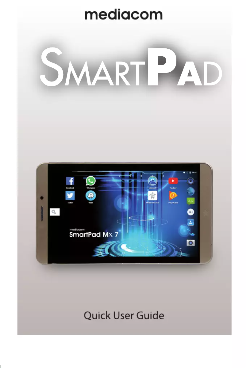 Page 1 de la notice Manuel utilisateur Mediacom SmartPad MX 7 HD