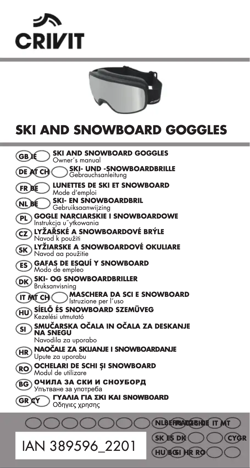 Page n°1 - Manuel utilisateur Crivit IAN 303612