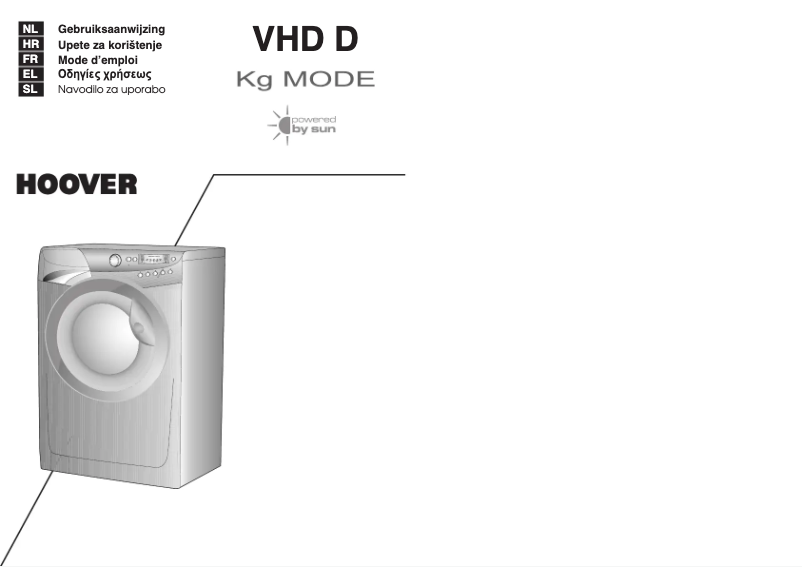Página 1 del manual Manual de usuario Hoover VHD 8144D HC-04S