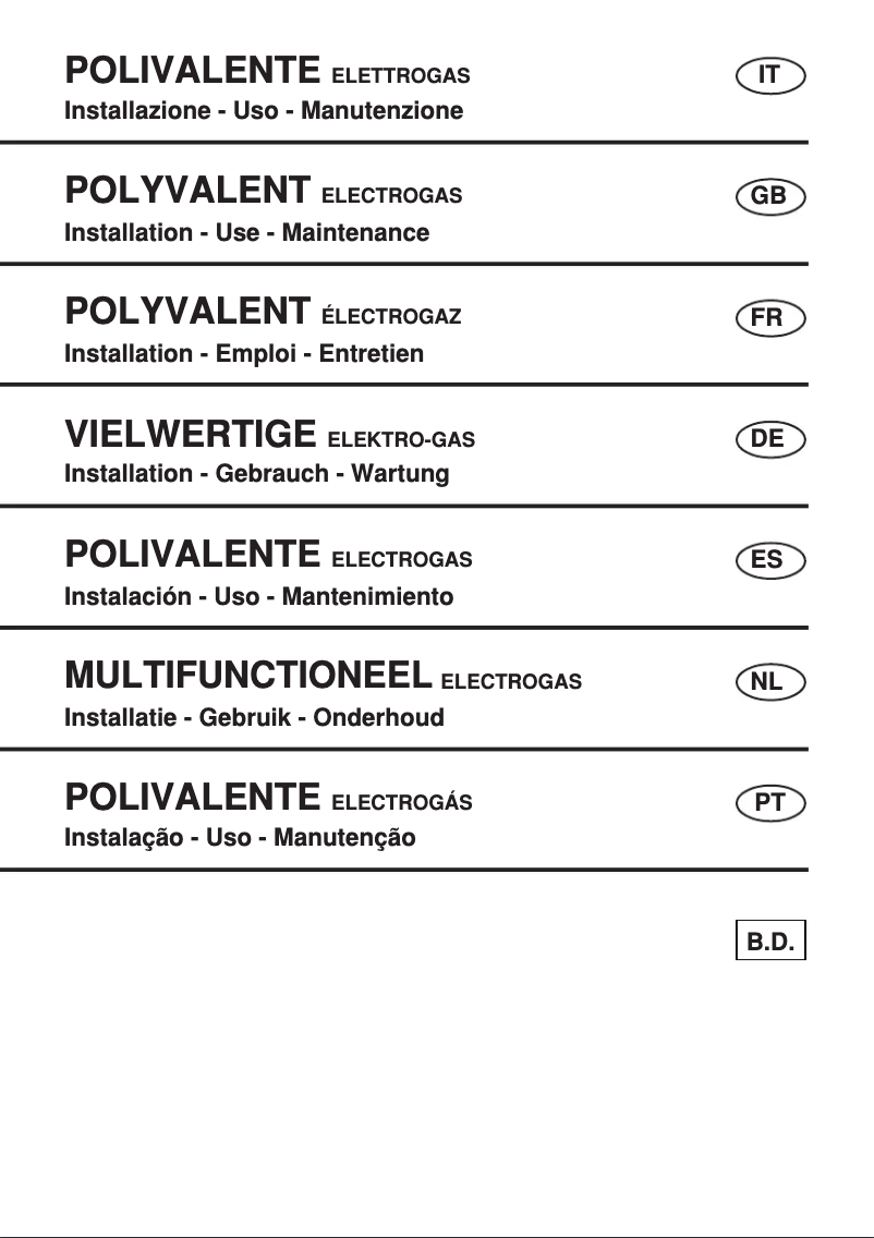 Image de la première page du manuel de l'appareil GEM 60-1