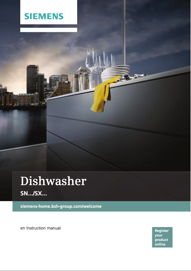 Page 1 de la notice Manuel utilisateur Siemens SN277W01TG