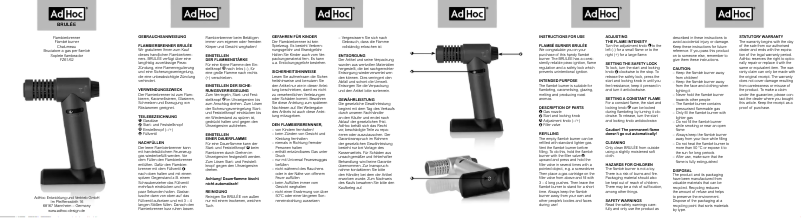 Page 1 de la notice Manuel utilisateur AdHoc Brullée