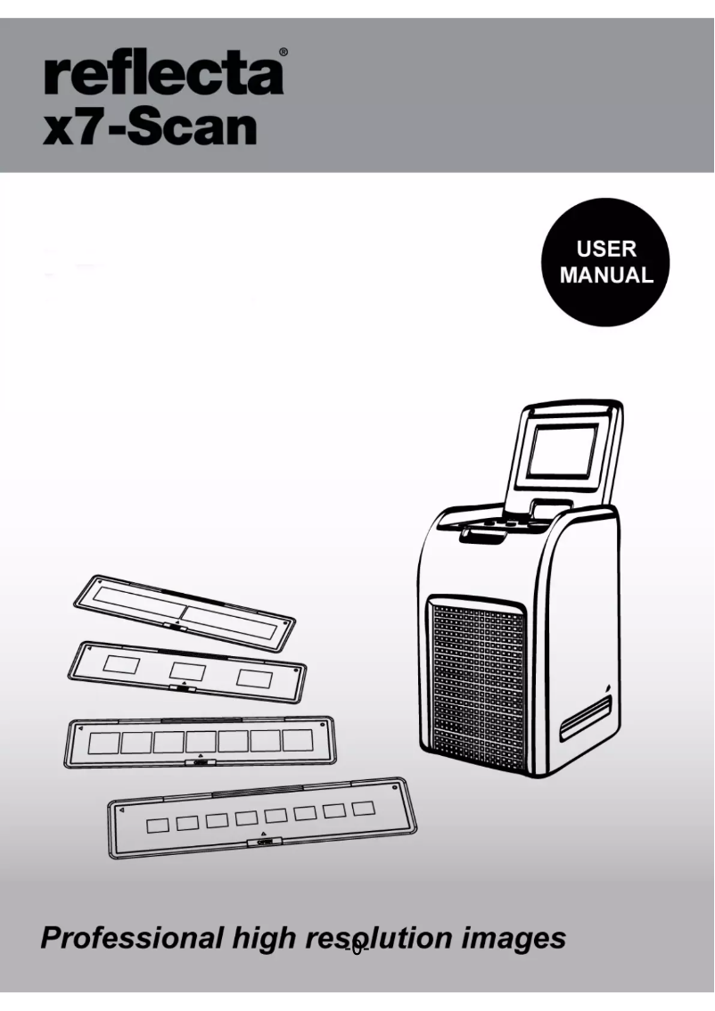 Image de la première page du manuel de l'appareil X7 Scan