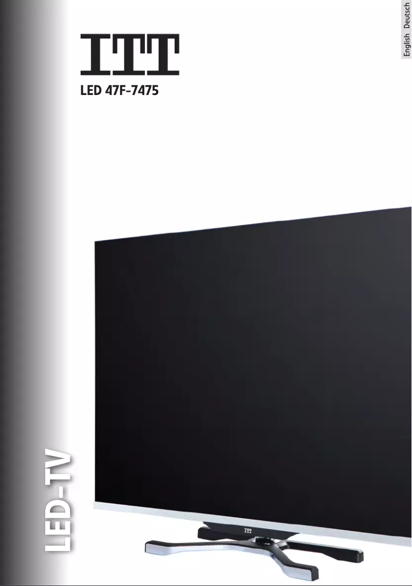 Page 1 de la notice Manuel utilisateur ITT LED 47F-7475