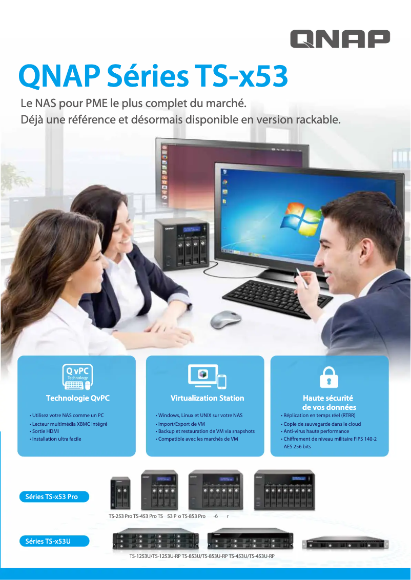 Page n°1 - Fiche technique QNAP TS-653 Pro