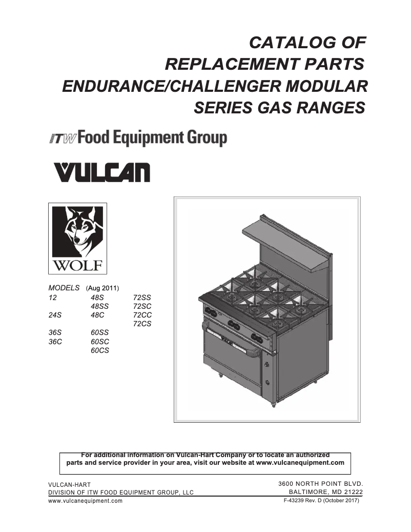Page n°1 - Catalogue Vulcan 60SS-6B24CB