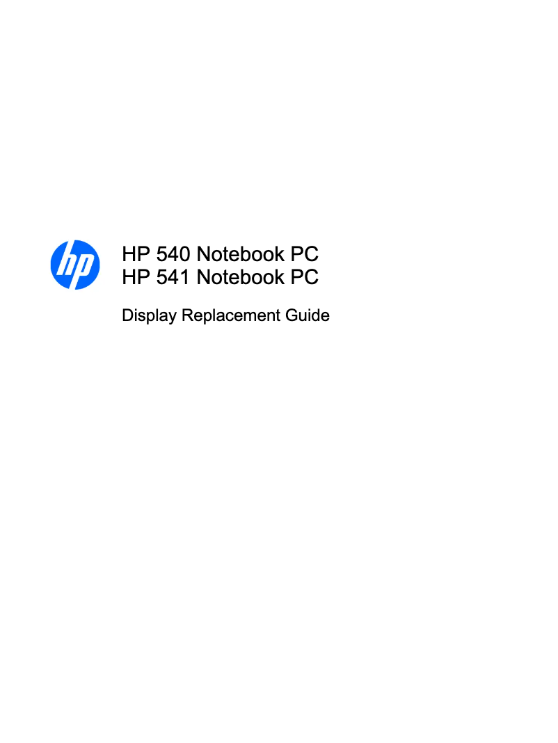 Image de la première page du manuel de l'appareil 540