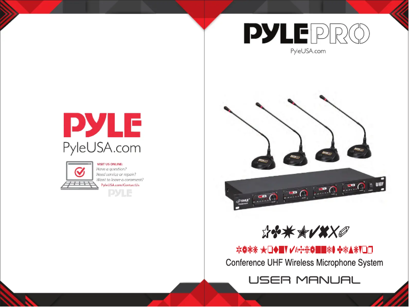 Page n°1 - Manuel utilisateur Pyle PDWM4650