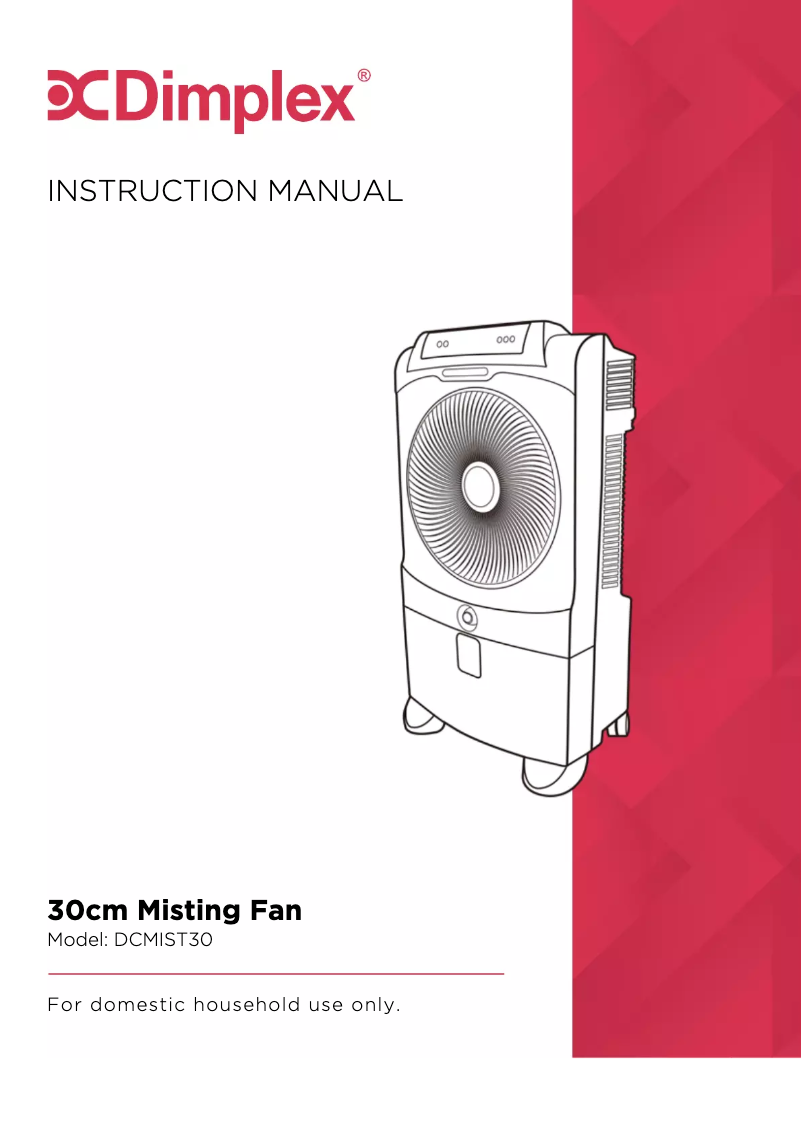 Page n°1 - Manuel utilisateur Dimplex DCMIST30