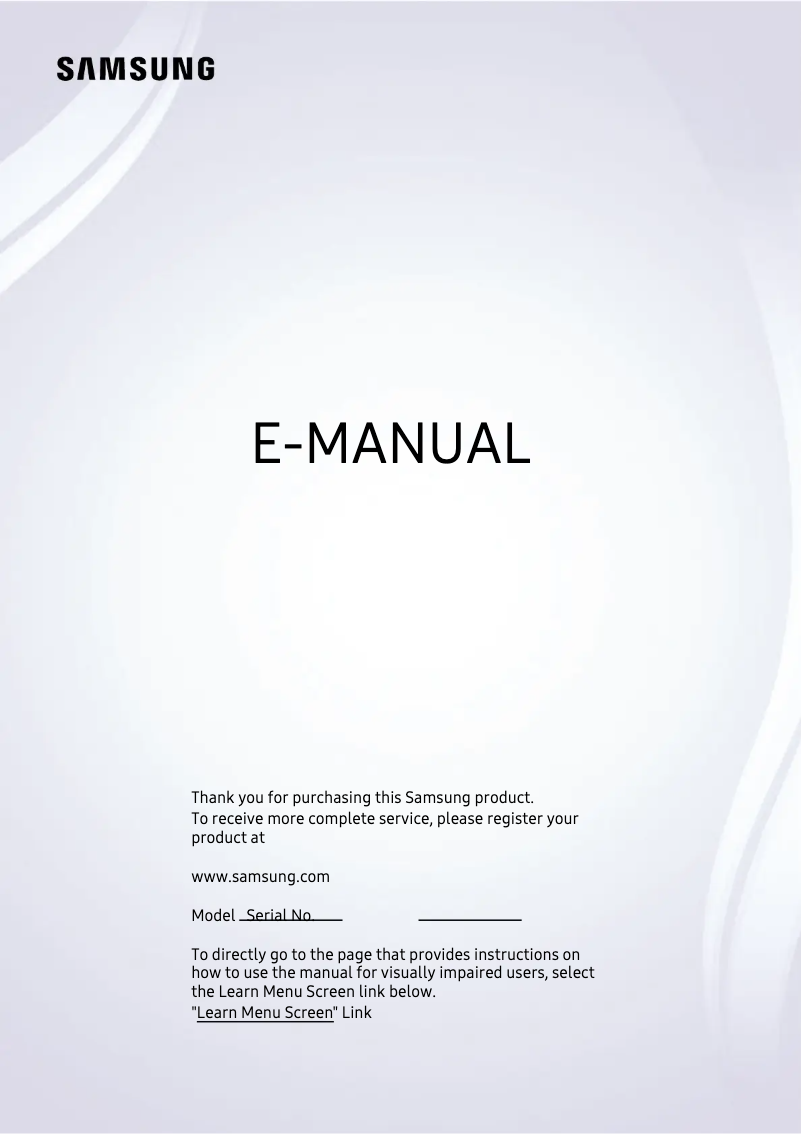 Page n°1 - Manuel utilisateur Samsung QN65QN90BAG