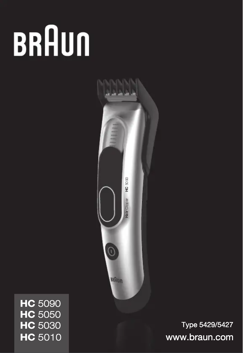 Image de la première page du manuel de l'appareil HC5030