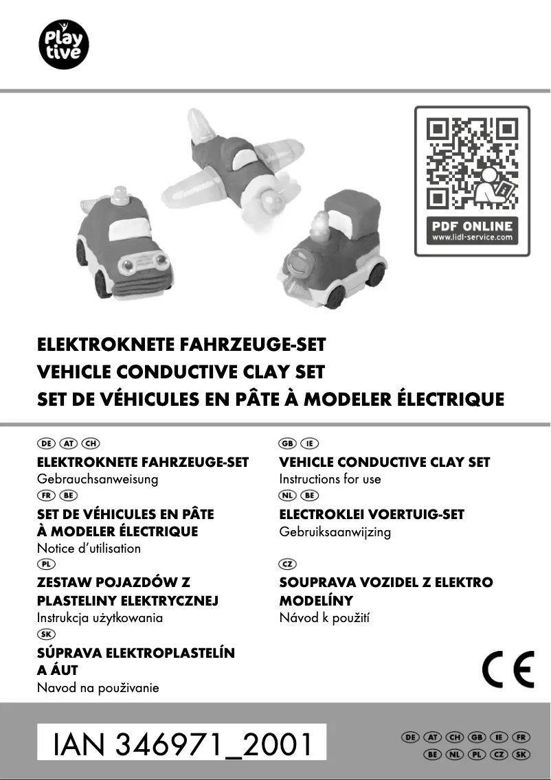 Page 1 de la notice Manuel utilisateur Playtive IAN 346971