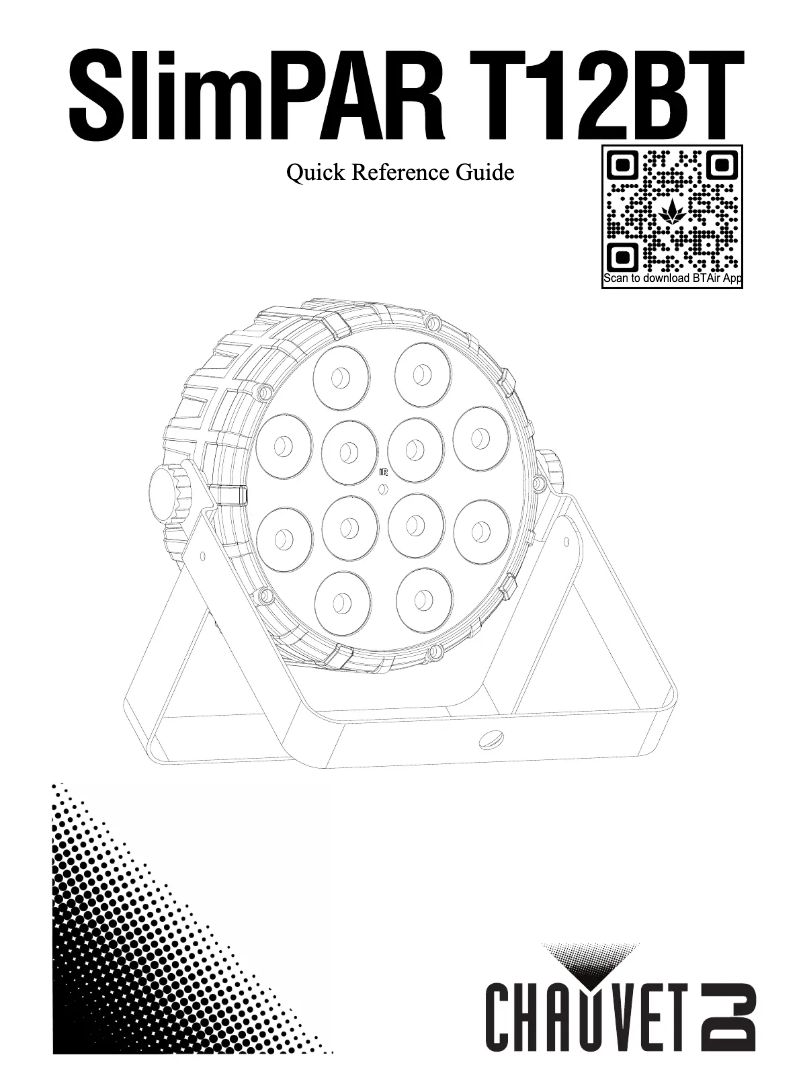 Image de la première page du manuel de l'appareil SlimPAR T12 BT