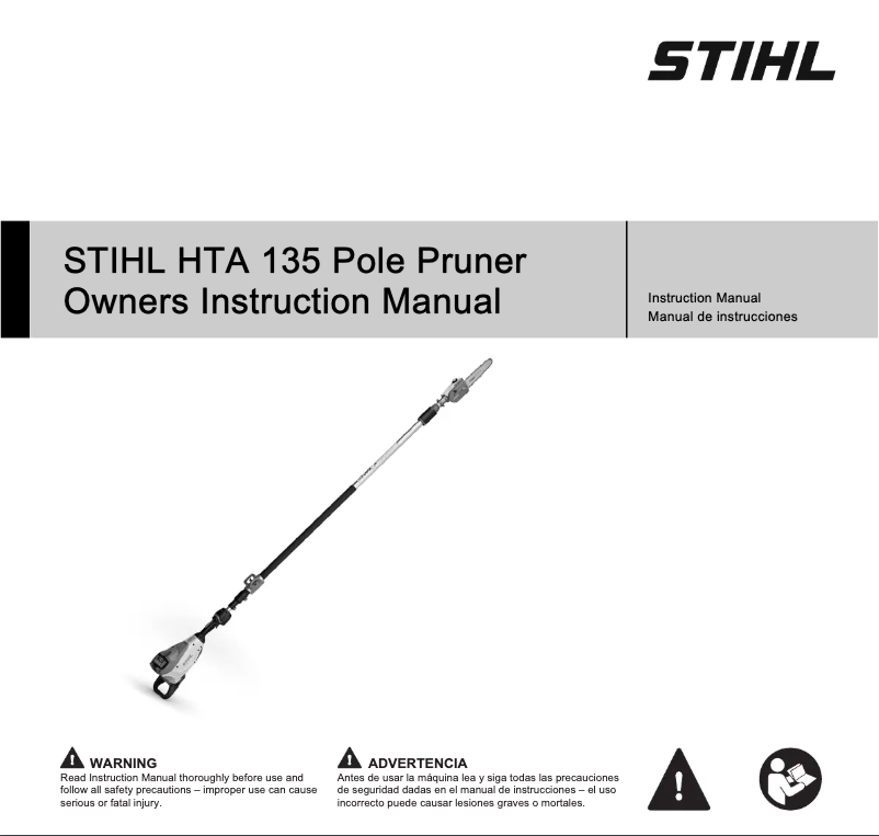 Page n°1 - Manuel utilisateur Stihl HTA 135