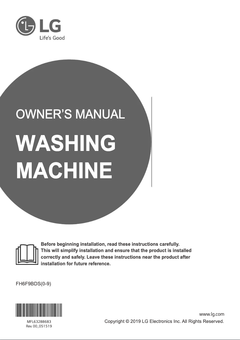 Página 1 del manual Manual de usuario LG FH6F9BDS2