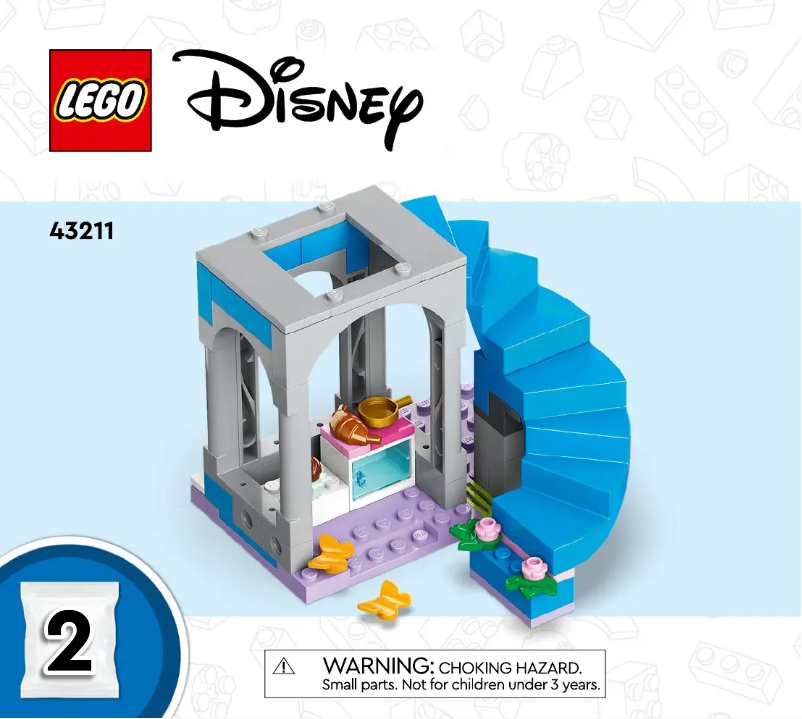 Page n°1 - Manuel utilisateur Lego Disney 43211