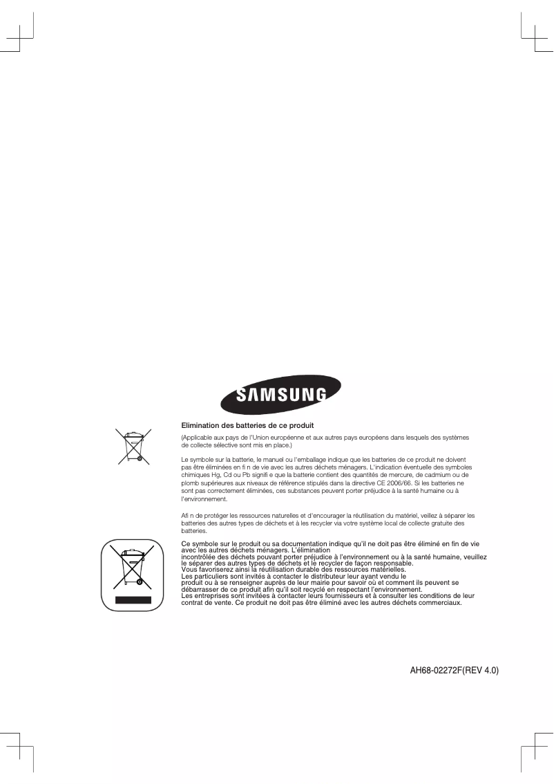 Page 1 de la notice Manuel utilisateur Samsung MM-C550D