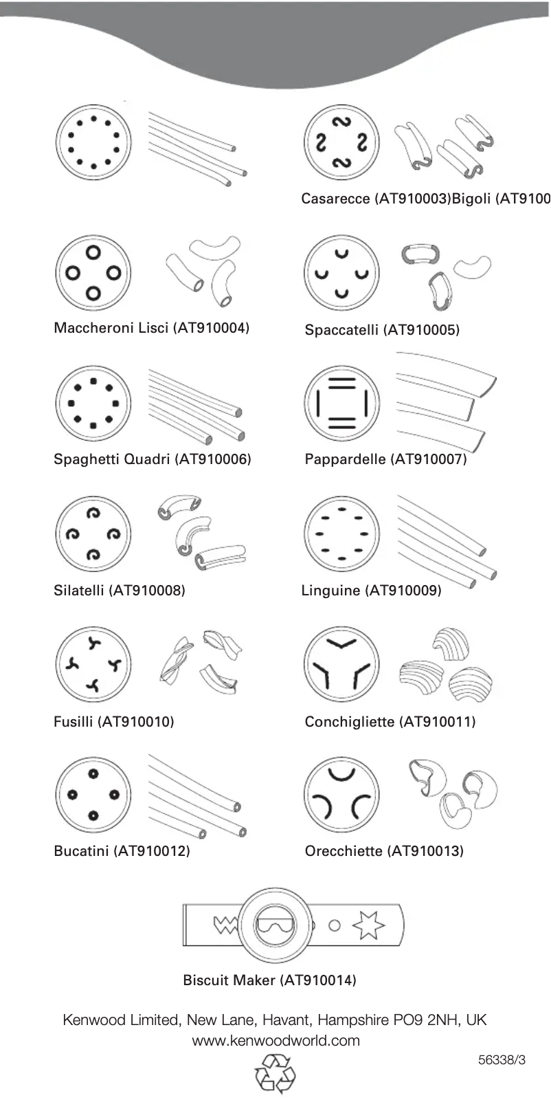 Page n°1 - Manuel utilisateur Kenwood AT910013