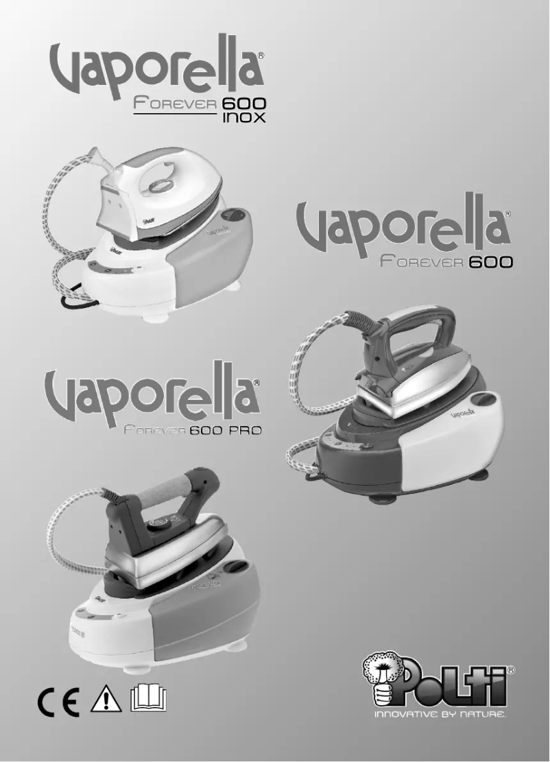 Page n°1 - Manuel utilisateur Polti Vaporella Forever 600 INOX