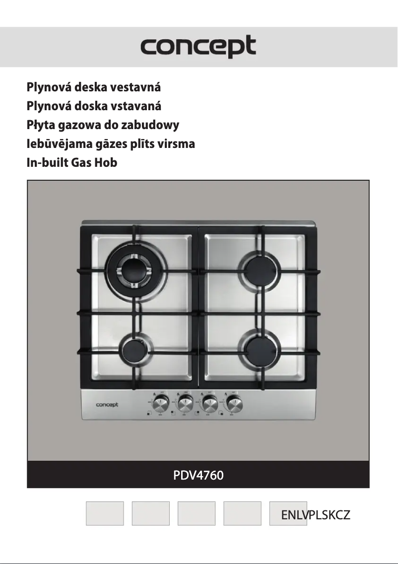 Page n°1 - Manuel utilisateur Concept PDV4760